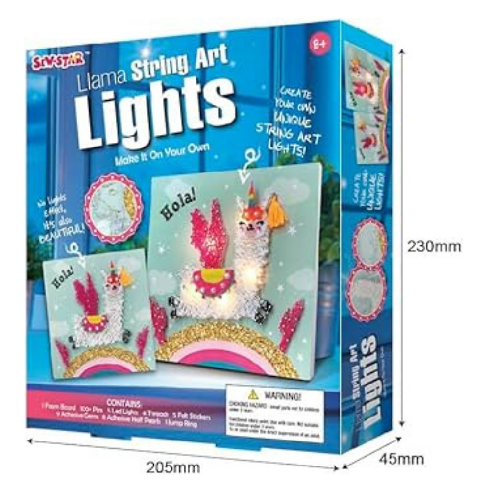 Llama String Art Lights