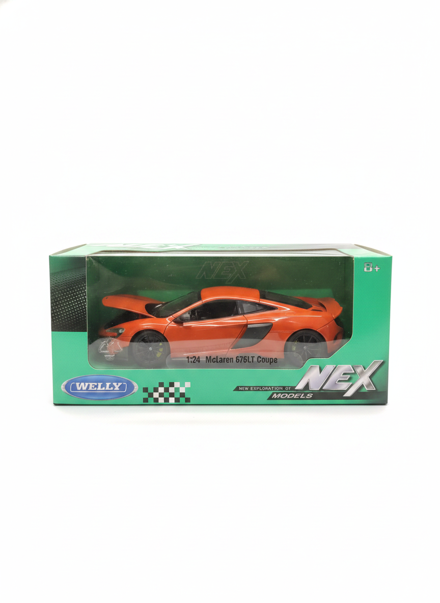 WELLY NEX MODELS 1:24 McLaren 675LT Coupe Die-Cast Model