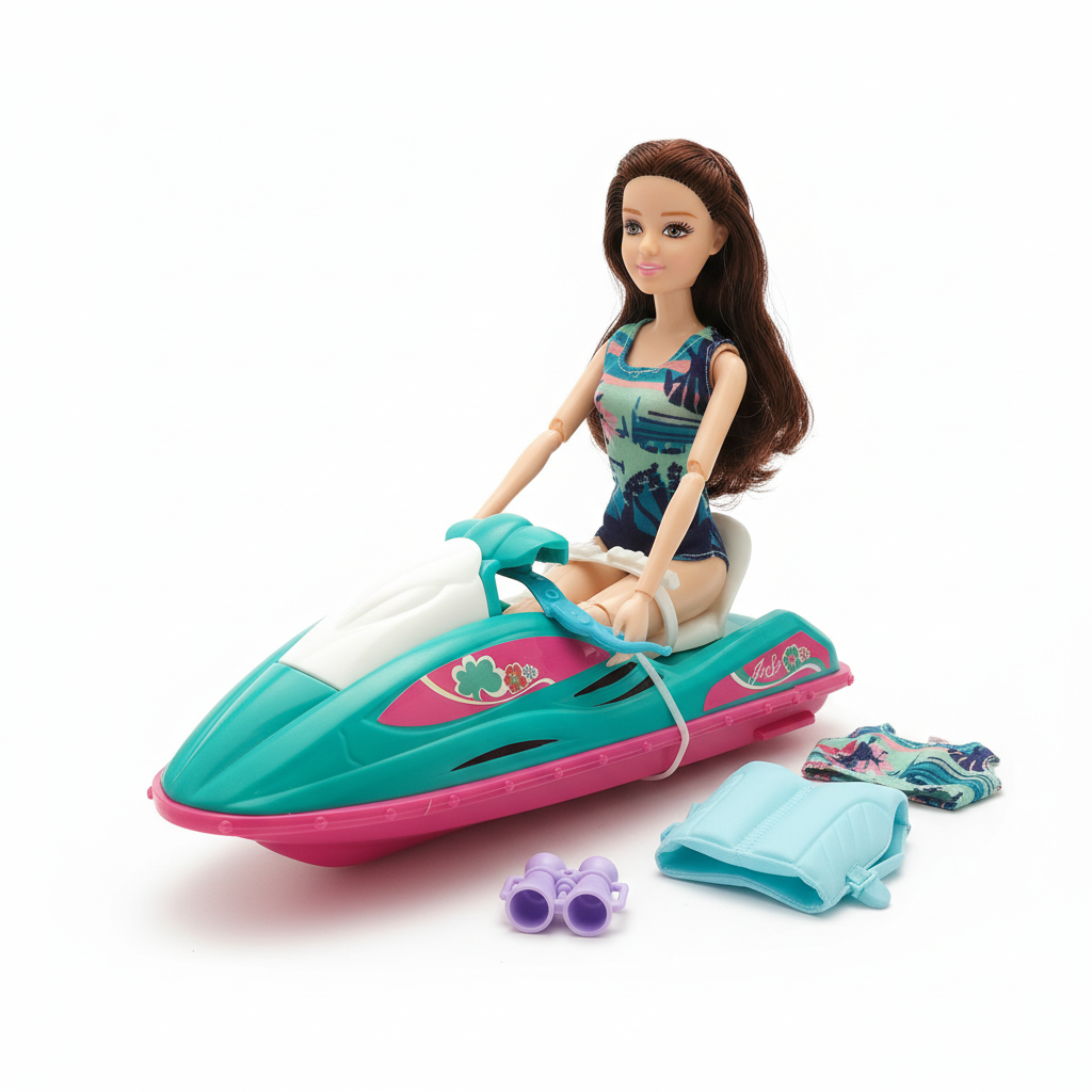 Welcome To The Sea Summer Holiday Doll & Jet Ski Play Set