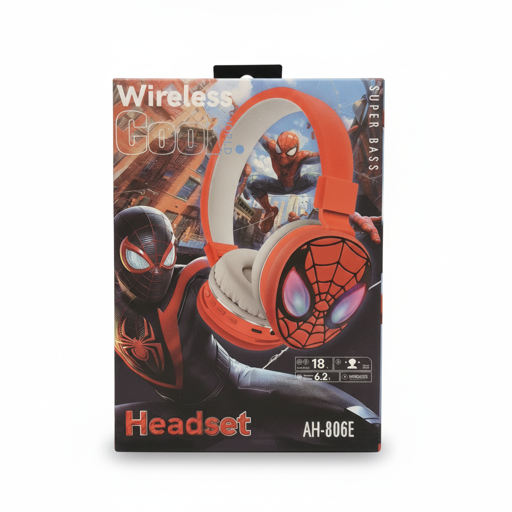 Wireless Headset AH-806E Super Bass Spider-Man Edition