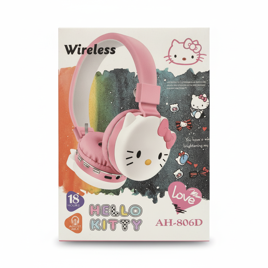 Wireless Hello Kitty Headphones AH-806D