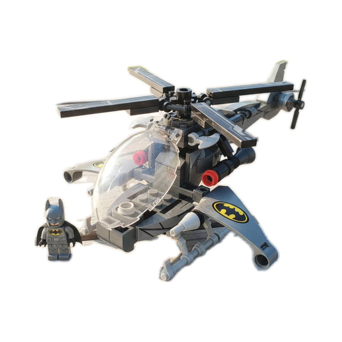 YZ BAT HERO Bat Helicopter Building Blocks Set