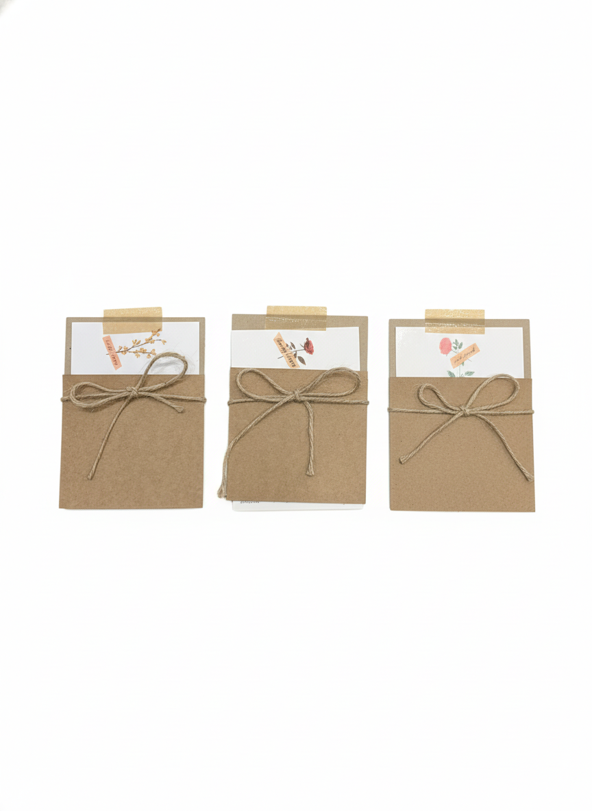 Assorted Rustic Botanical Seed Packet Favors