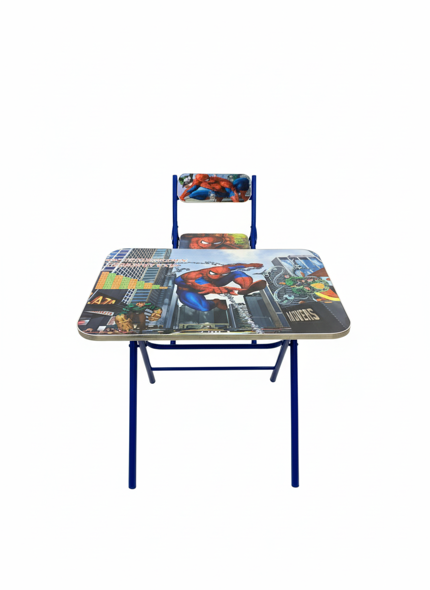 Spider-Man Deluxe Kids Folding Desk & Chair Set