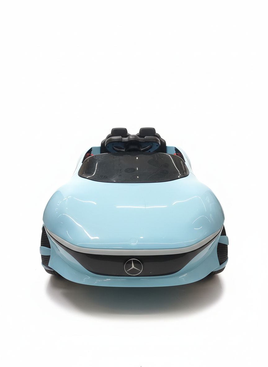 Light Blue Mercedes-Benz Electric Ride-On Toy Car