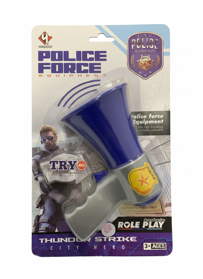 YUE QIANG Police Force Equipment Thunder Strike City Hero Megaphone