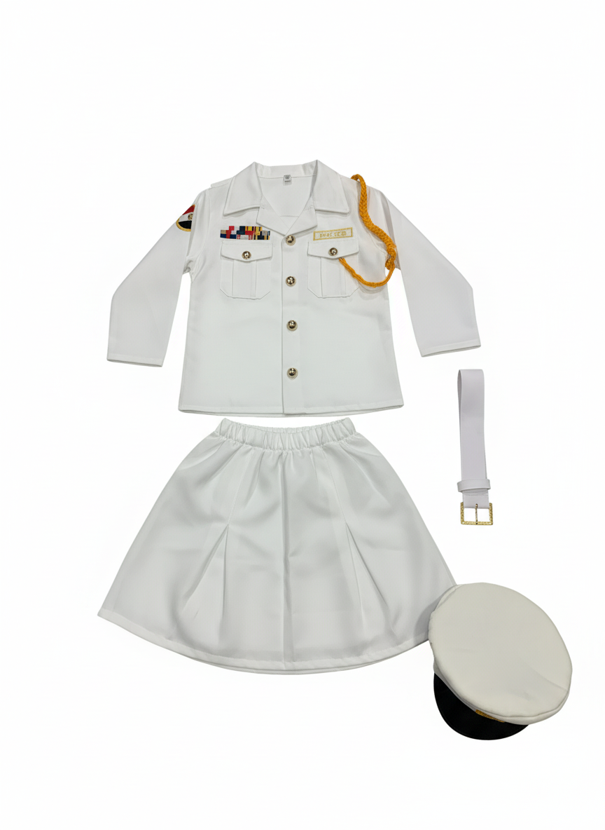 Girl Egyptian Police Officer Dress-Up Costume Set