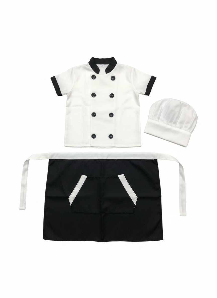 Girl Chef Costume Set