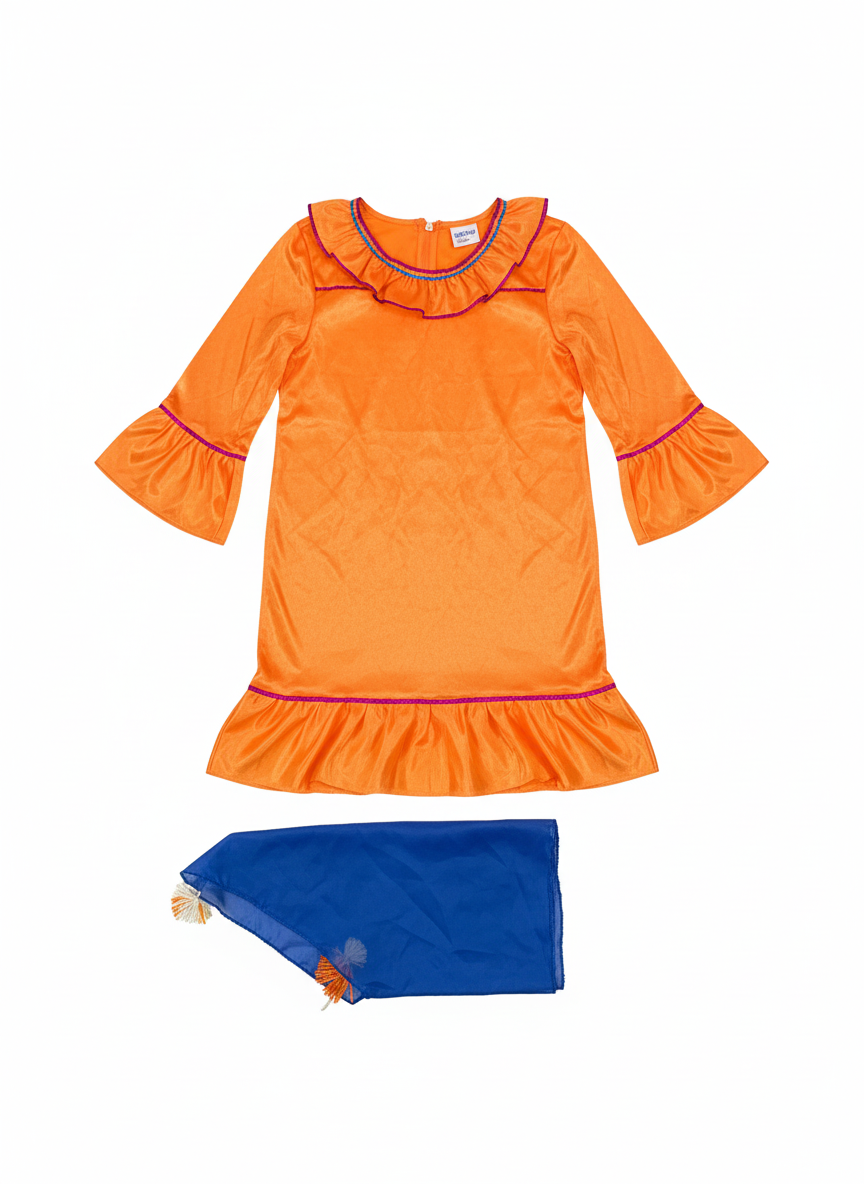 Girl Peasant Orange Costume