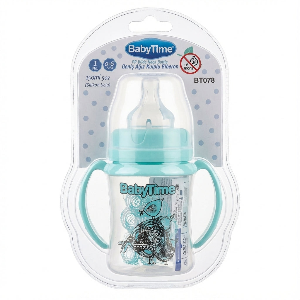 BabyTime PP Wide Neck Bottle with Handles