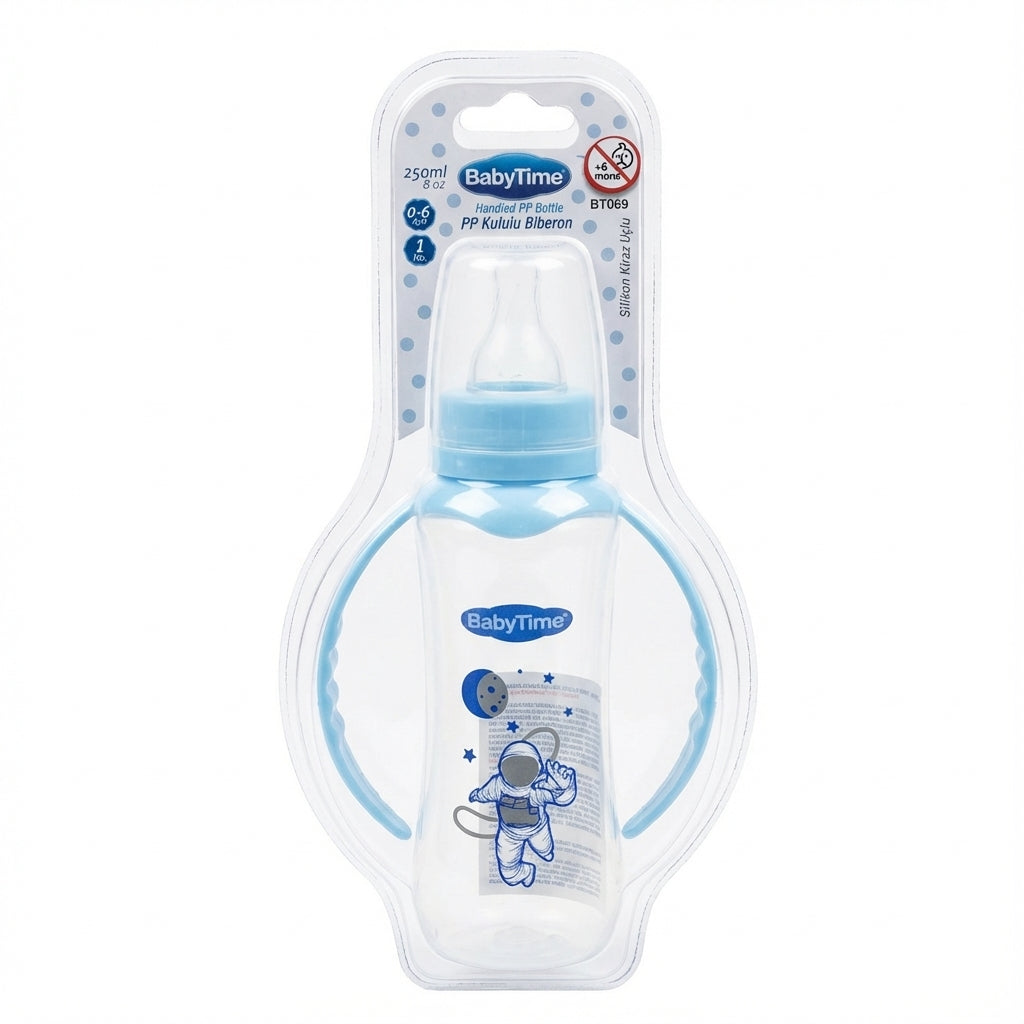 BabyTime Handled PP Bottle, 250ml