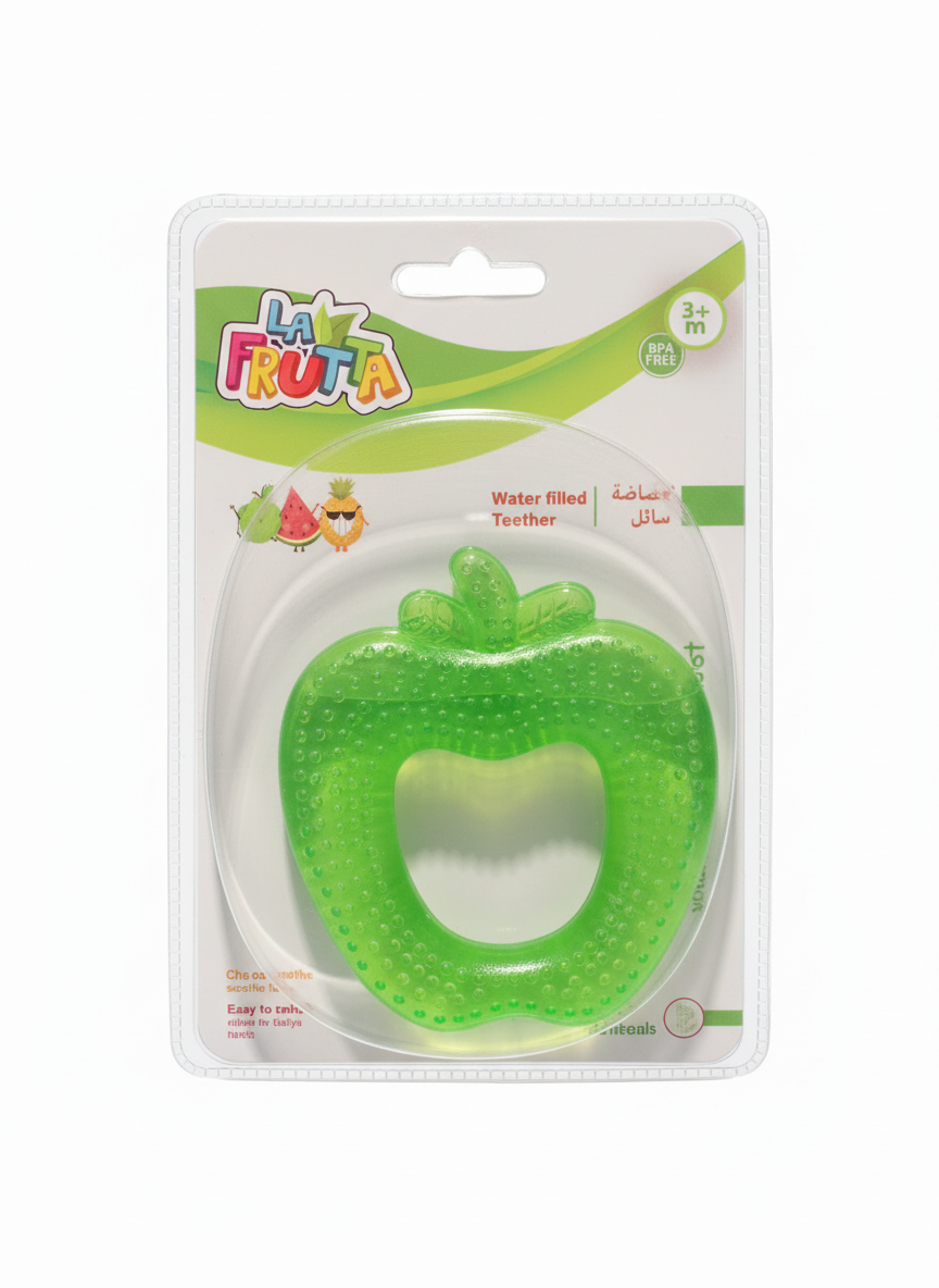 La Frutta Water Filled Apple Teether