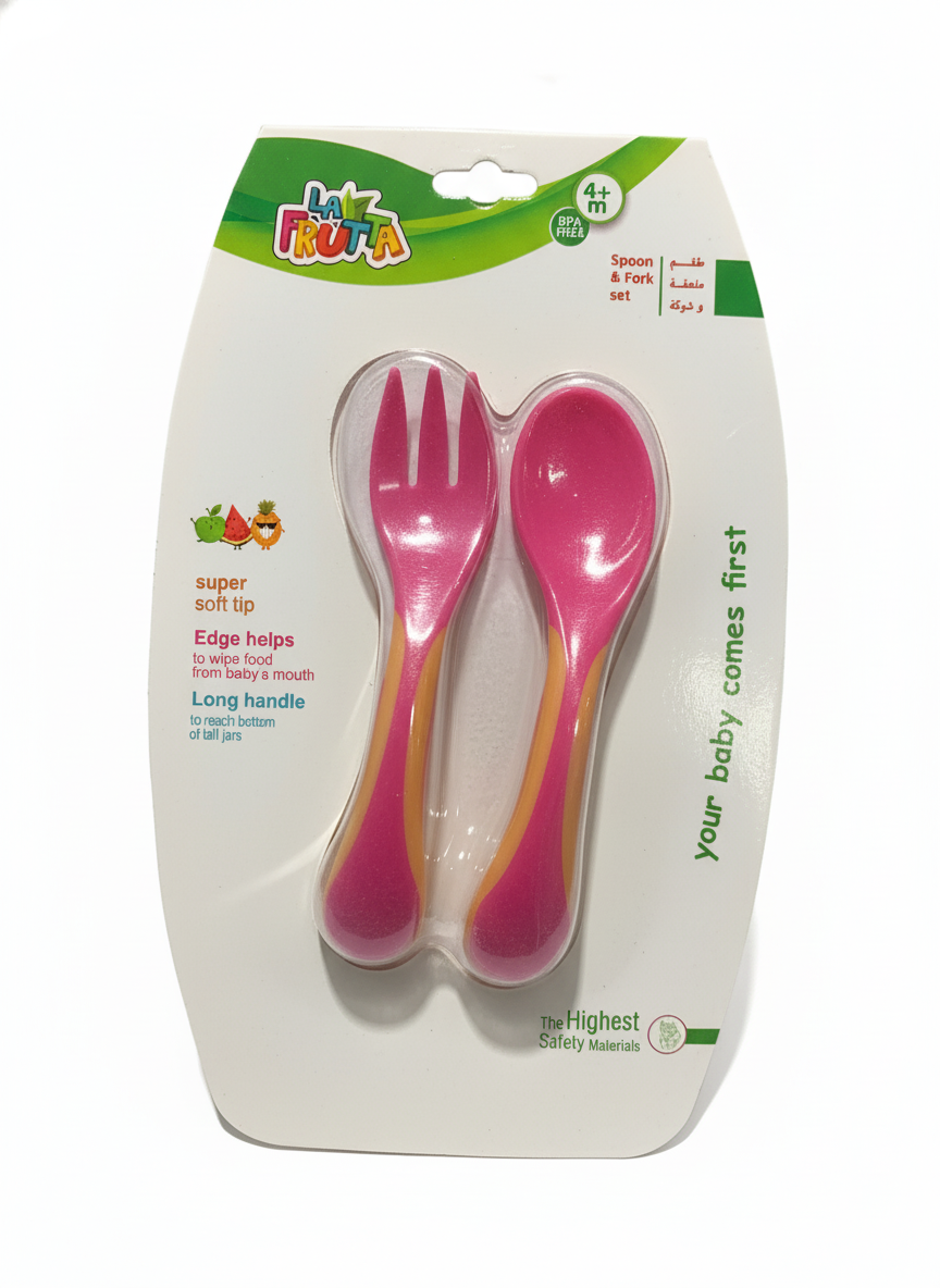 LALA FRUTTA Spoon & Fork Set