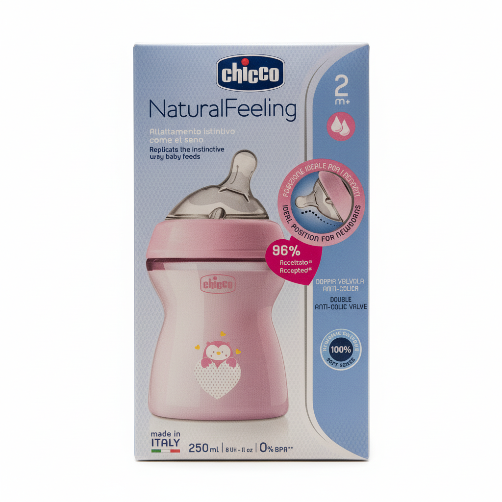 Chicco NaturalFeeling Baby Bottle 250ml (2m+)