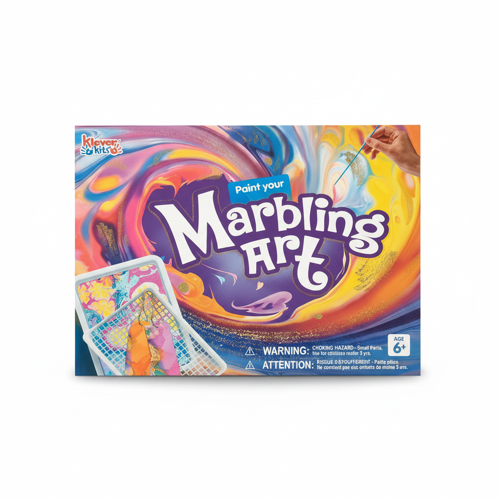 Klever Kits Paint Your Marbling Art