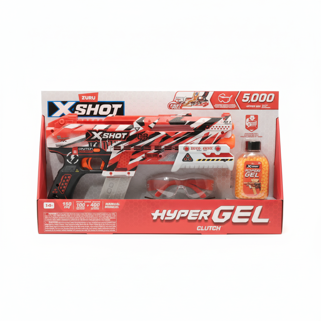 ZURU X-SHOT Hyper Gel Clutch Blaster
