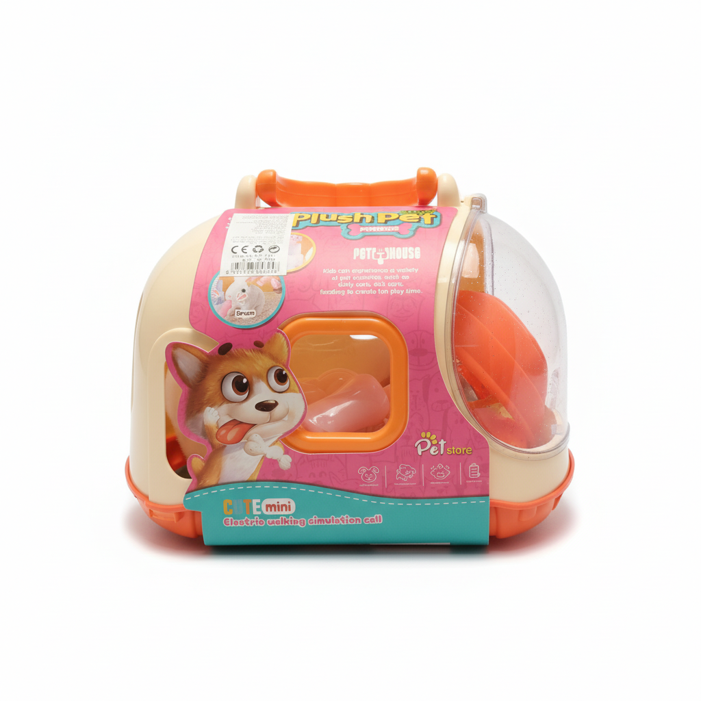 Plush Pet Pet House - CUTE Mini Electric Walking Simulation Pet