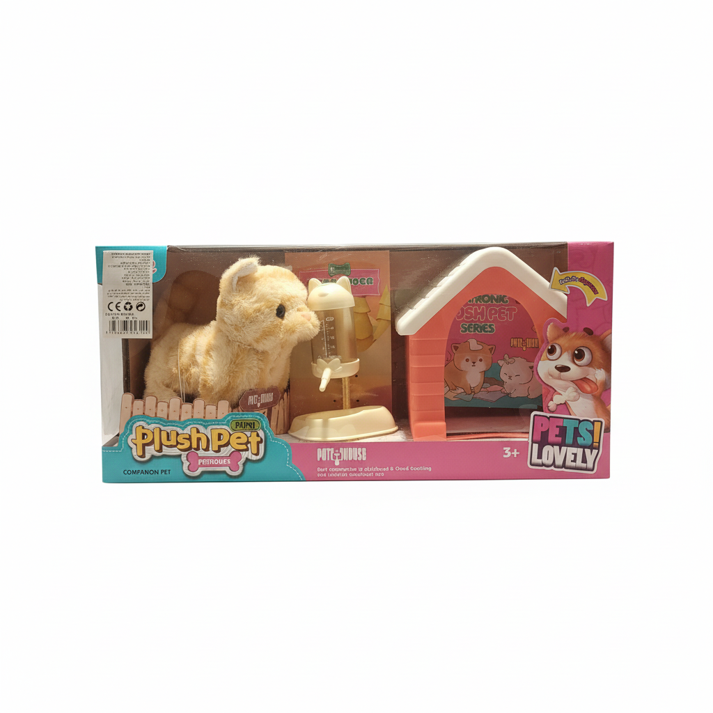 Pets! Lovely Mini Plush Pet Pet+House