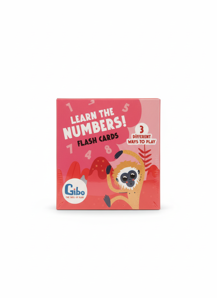 Gibo Learn the Numbers! Flash Cards
