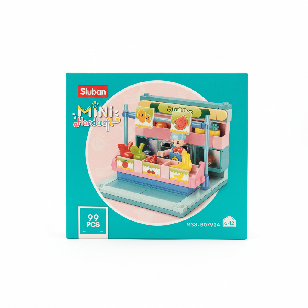 Sluban Mini Handcraft Fruit Shop Building Block Set