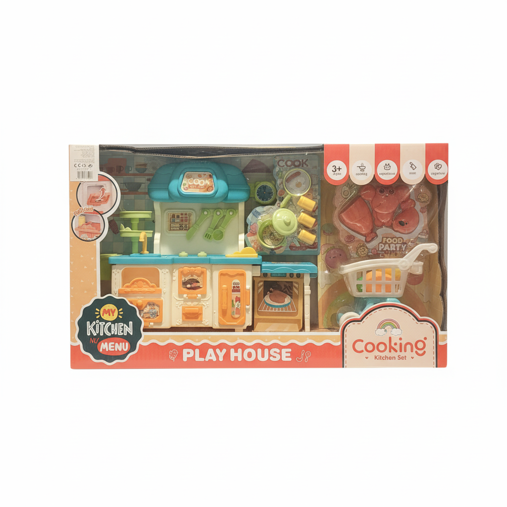 My Kitchen My Menu Play House Cooking Kitchen Set