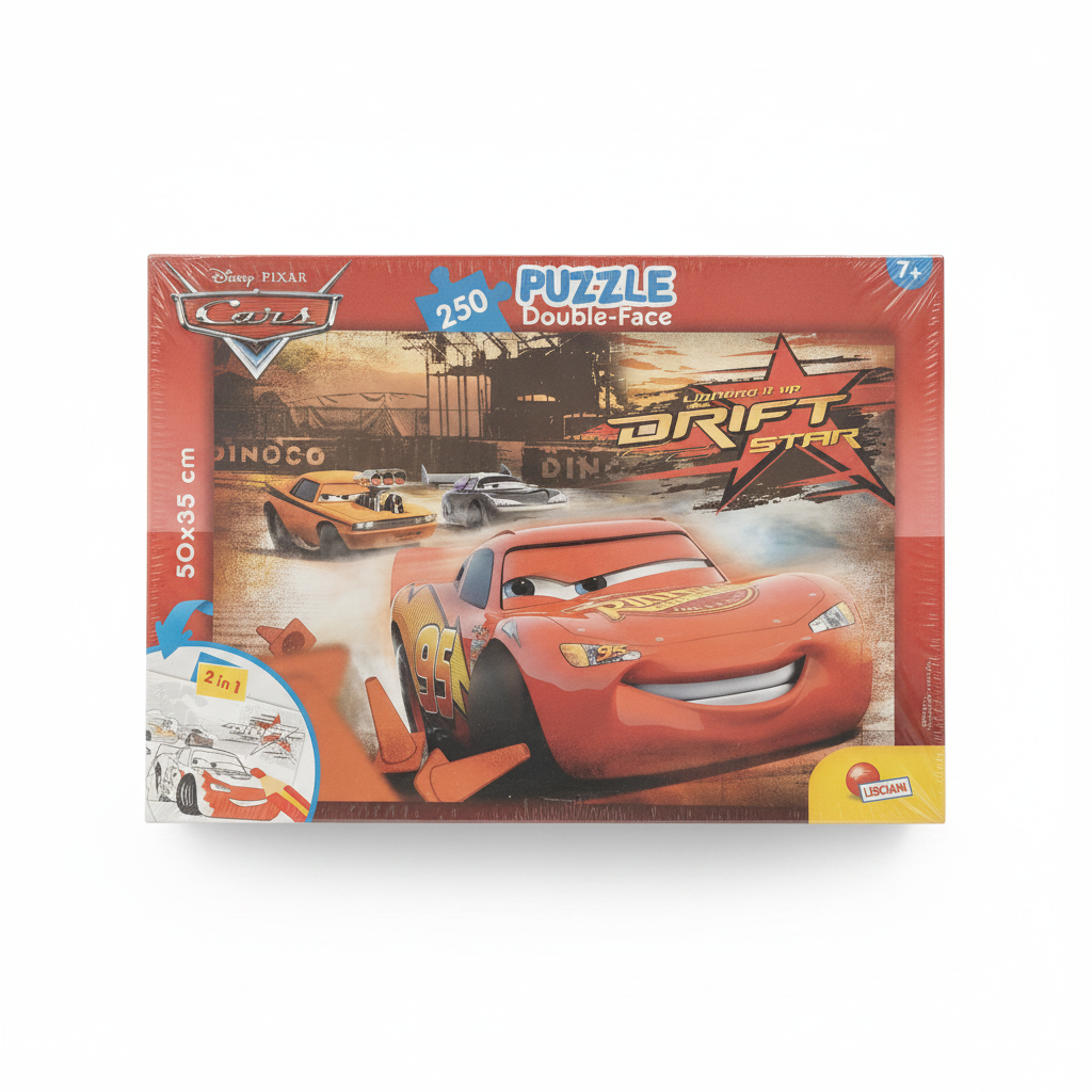 Disney Pixar Cars 250 Piece Double-Face Puzzle: Drift Star