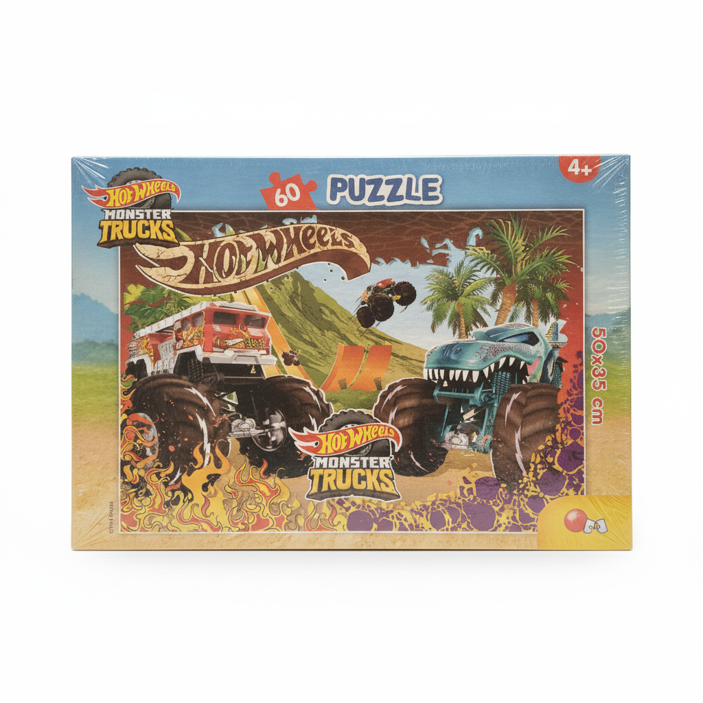 Hot Wheels Monster Trucks 60 Piece Puzzle