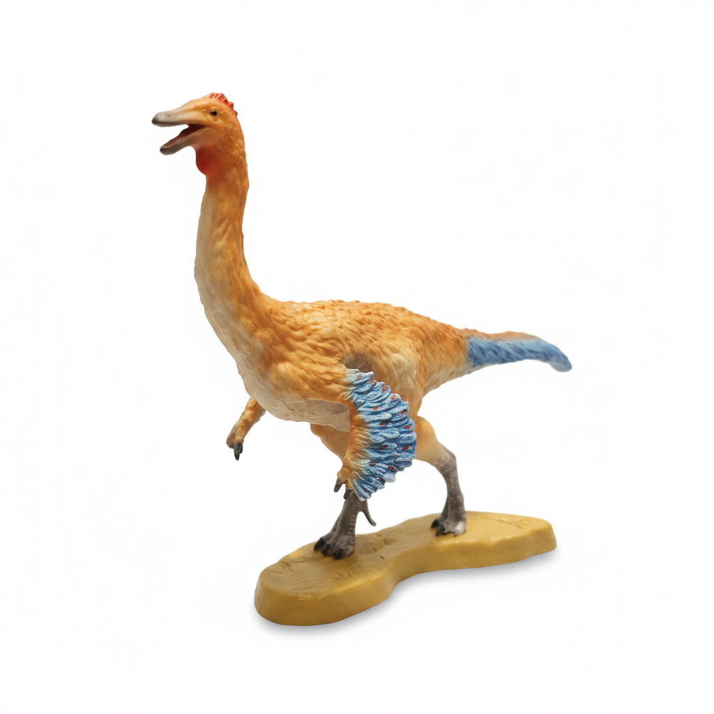 Feathered Oviraptor-like Dinosaur Figurine