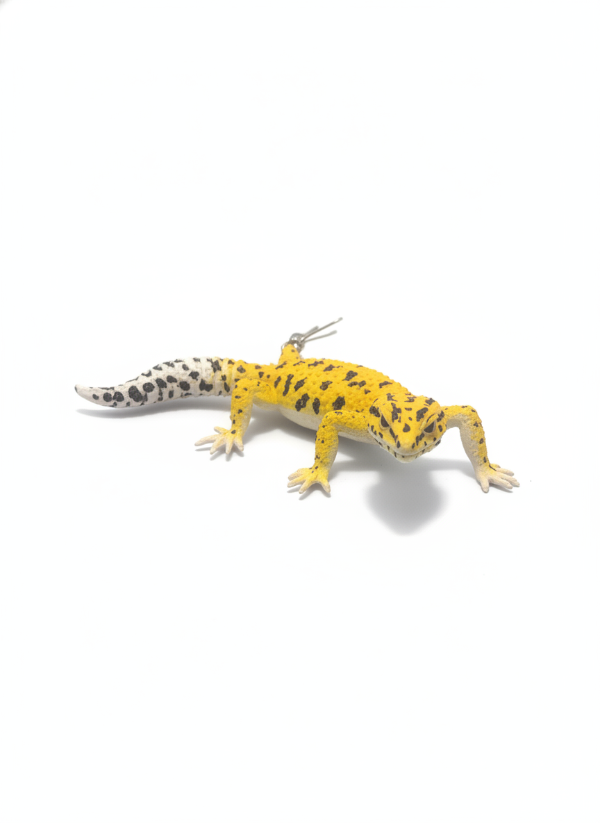 Spotted Leopard Gecko Figurine