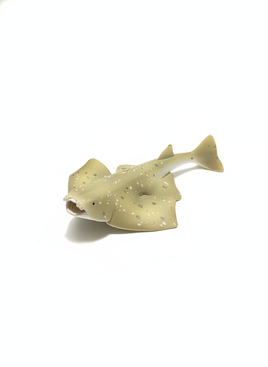 Realistic Angel Shark Marine Life Toy Figure