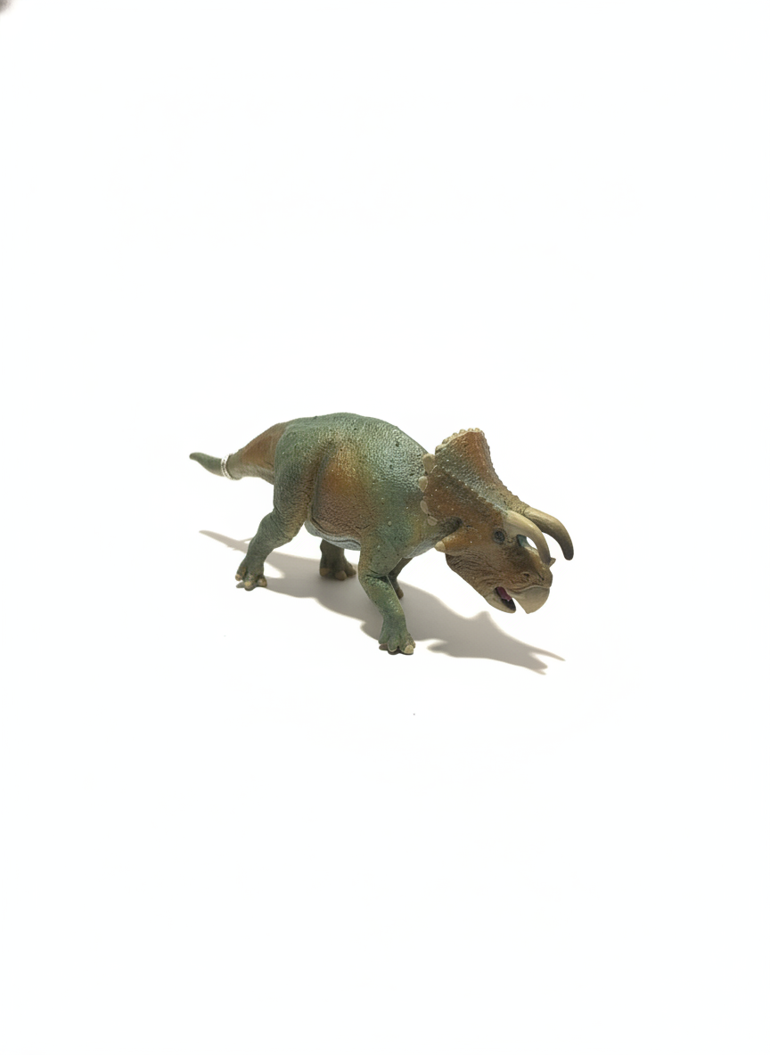 Realistic Triceratops Dinosaur Toy Figure