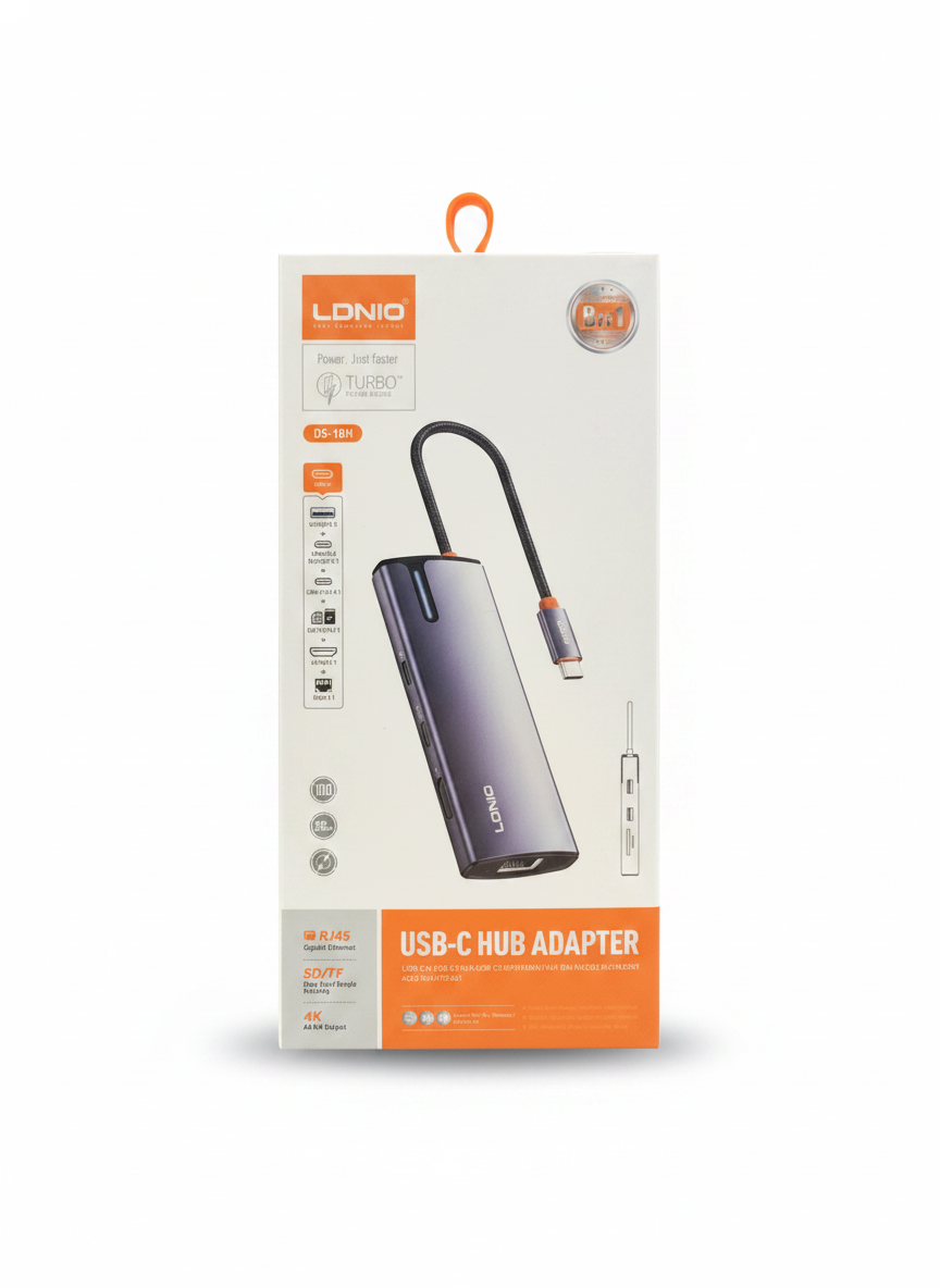 LDNIO DS-18H USB-C Hub Adapter