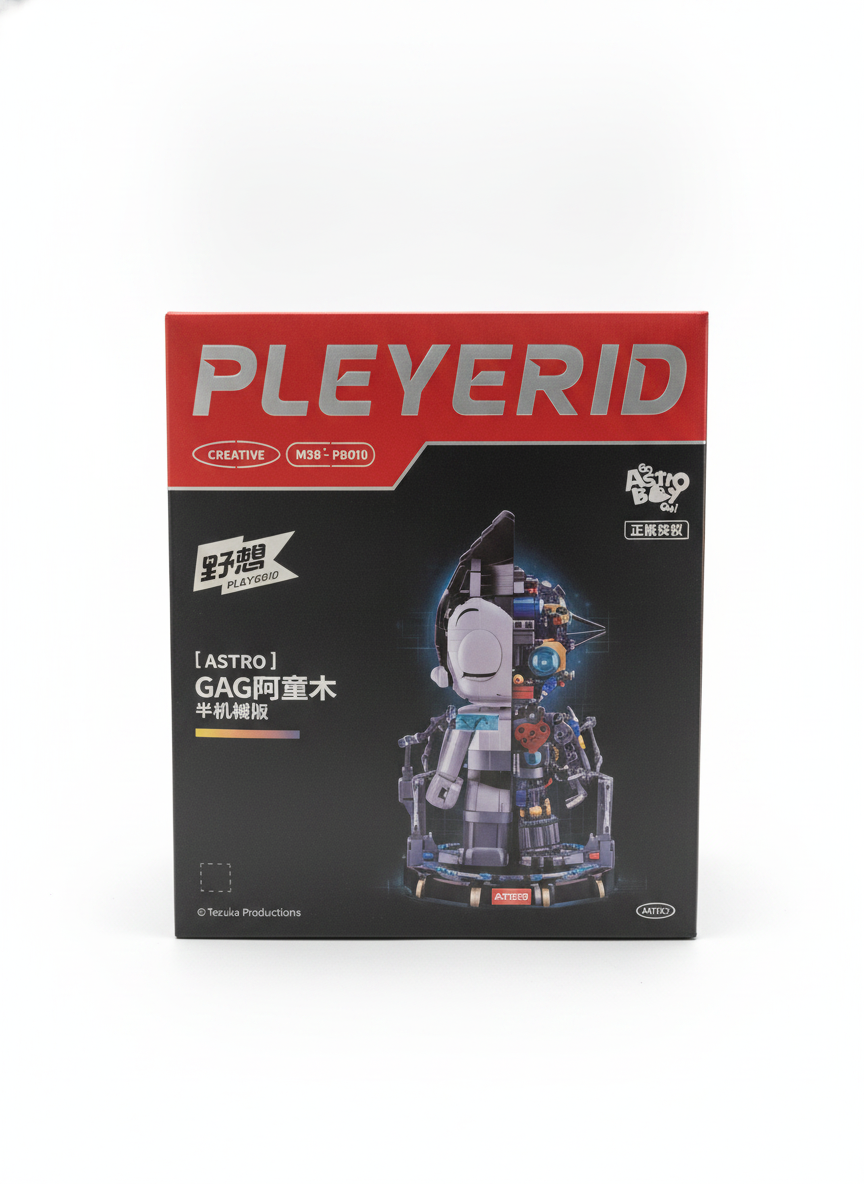 PLEYERID Creative Astro Boy GAG Semi-Mechanical Version Building Block Set M38-P8010