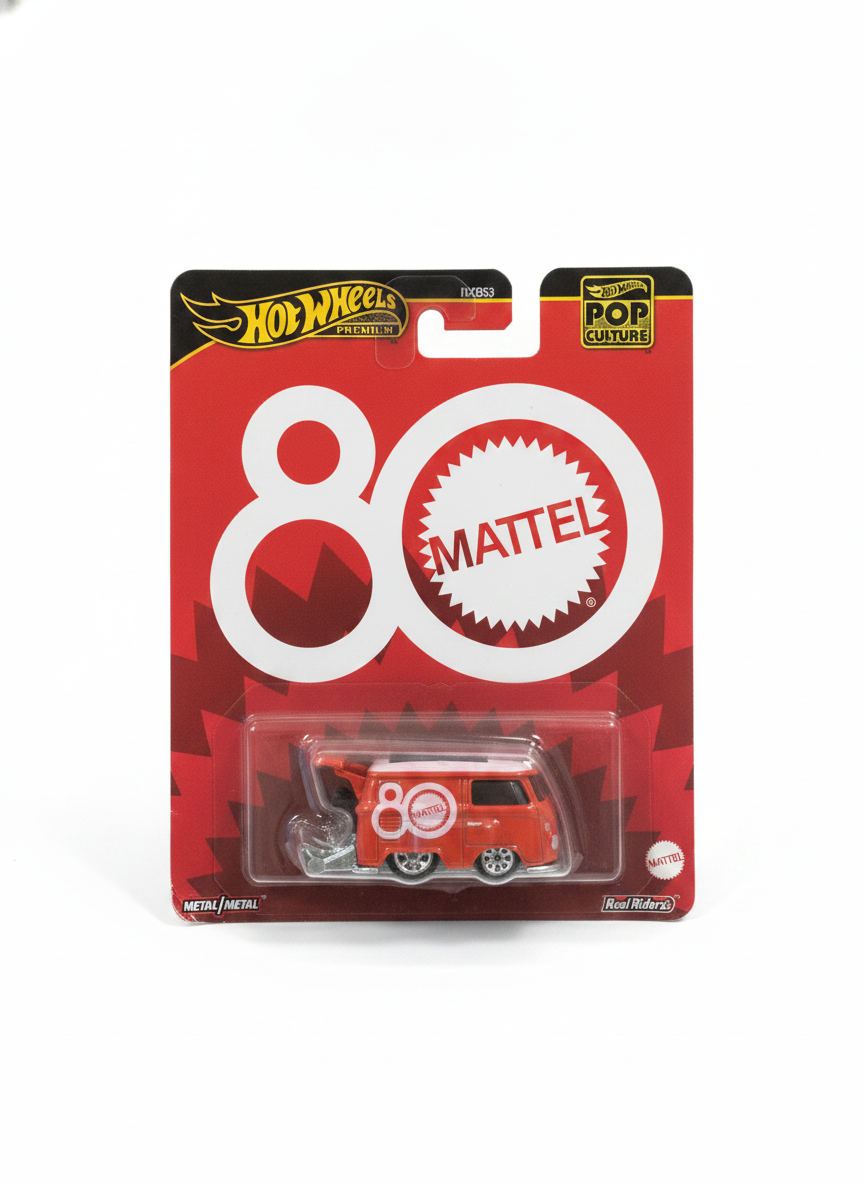 Hot Wheels Premium Pop Culture Mattel 80th Anniversary Van