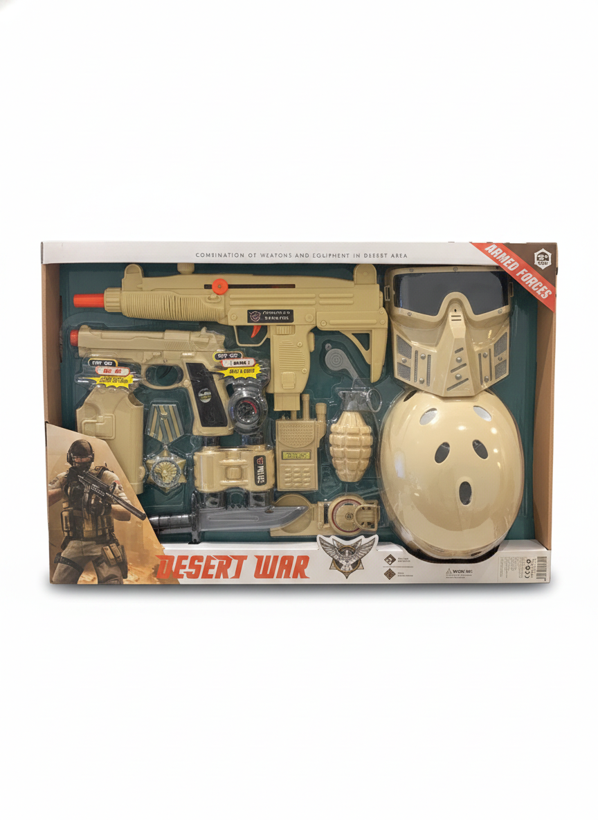 Desert War Armed Forces Toy Set