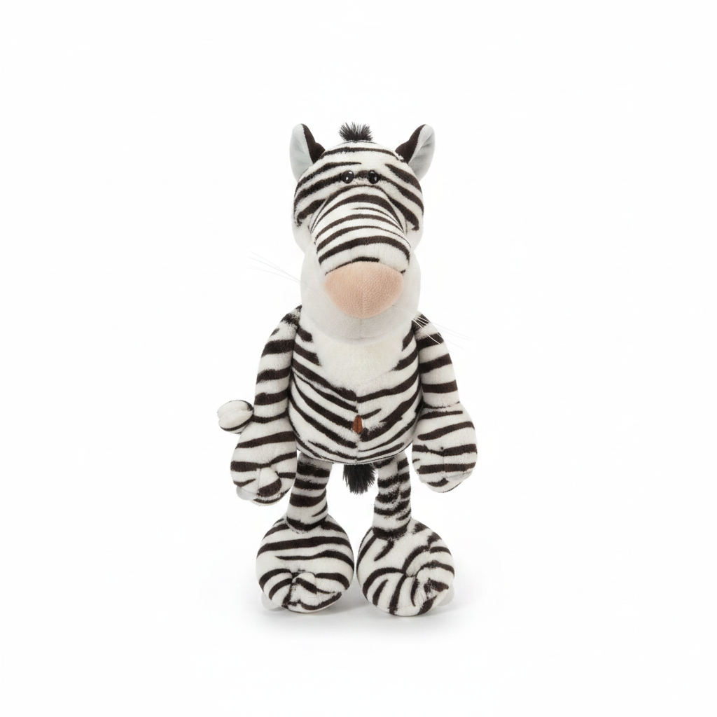 Soft Striped Zebra Plush Toy