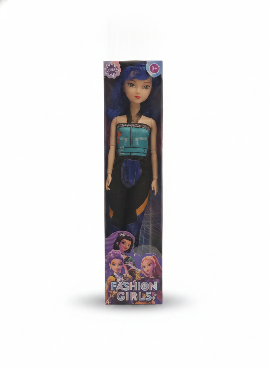 Fashion Girls Doll (Blue Hair)