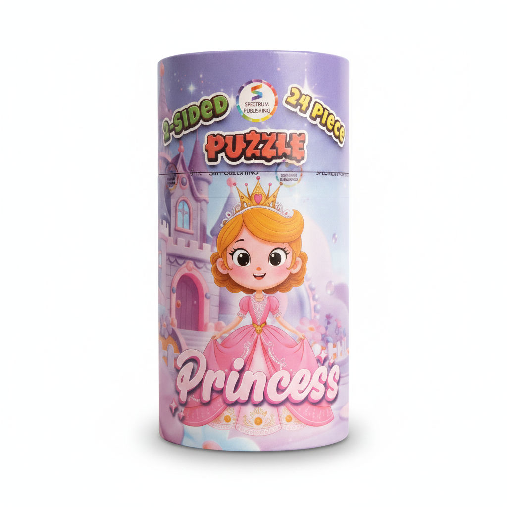 Spectrum Publishing 2-Sided 24 Piece Princess Puzzle