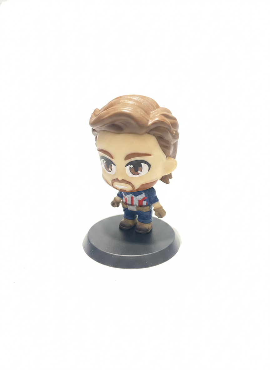 Marvel Captain America Bearded Chibi Figure