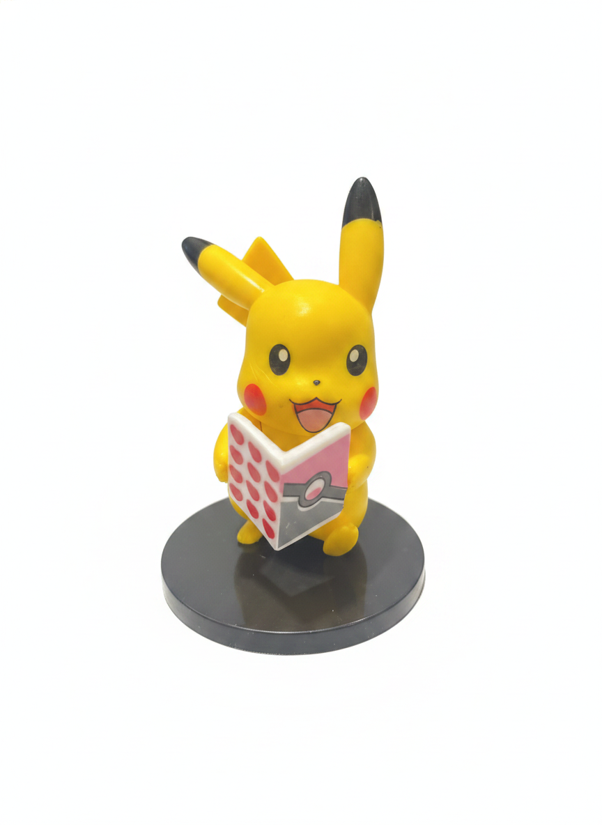 Pikachu Collectible Figurine with Poké Ball Book
