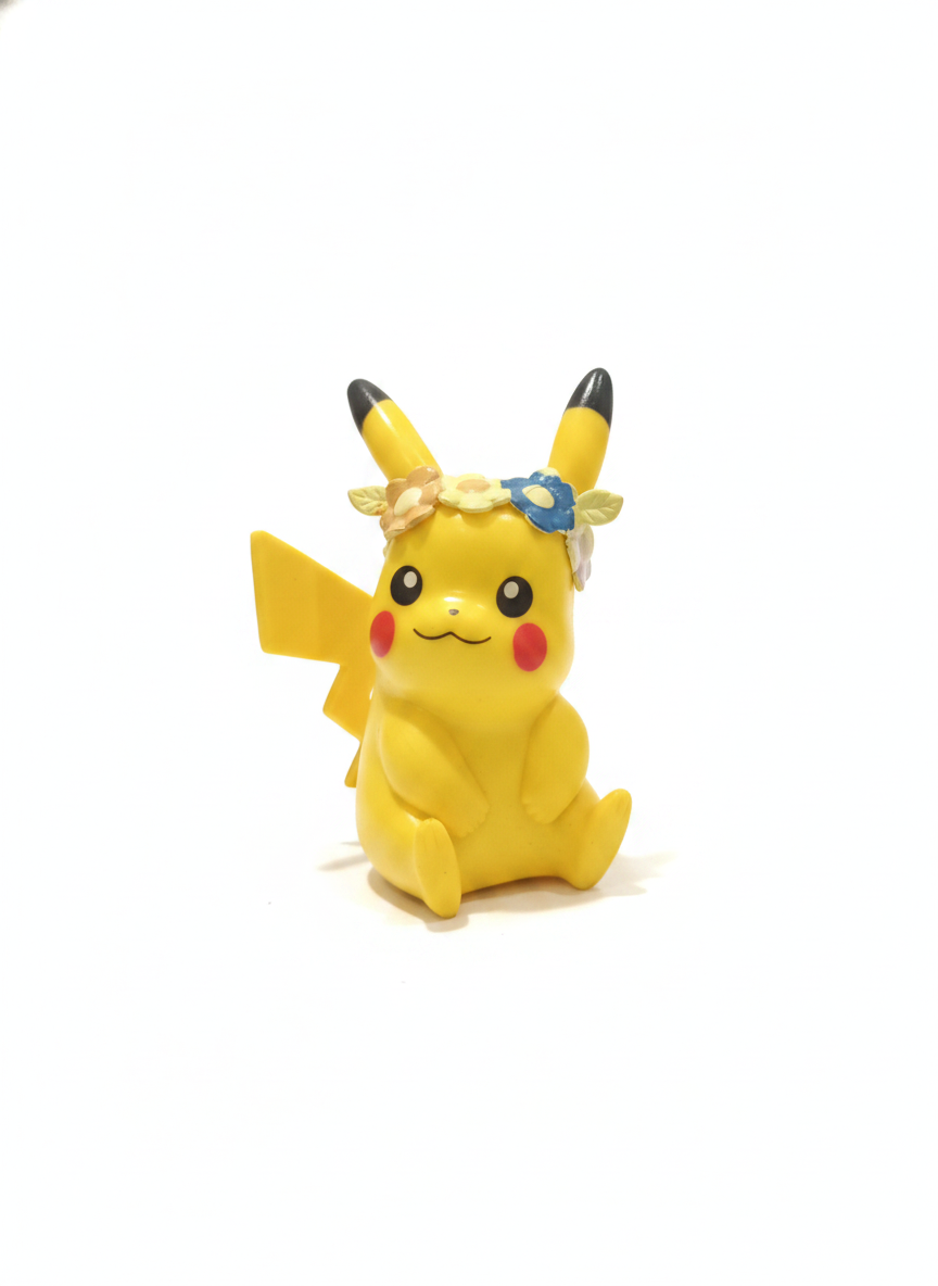 Pikachu with Flower Crown Figurine