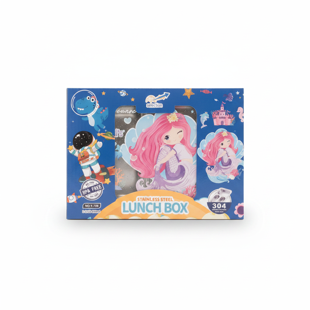 Selection Stainless Steel Mermaid Lunch Box