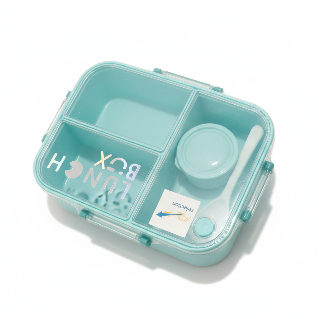 Aqua Multi-Compartment Lunch Box