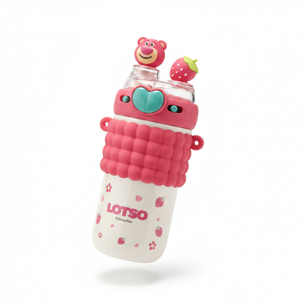 Disney Pixar Lotso Strawberry Insulated Water Bottle