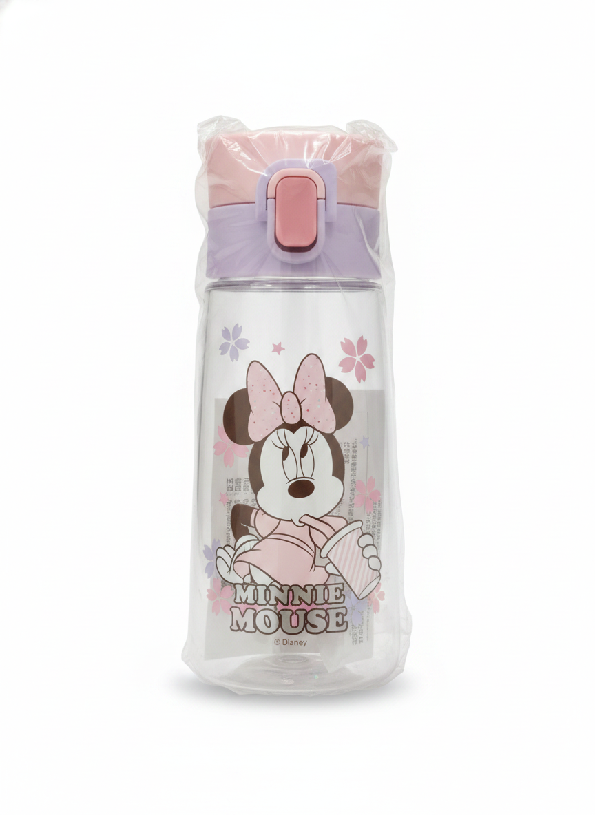 Minnie Mouse Clear Water Bottle