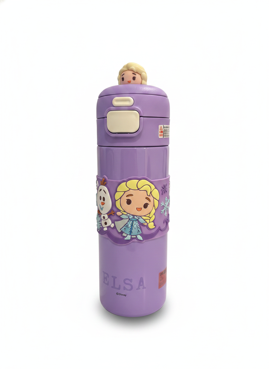 Elsa & Olaf Disney Frozen Character Thermos Bottle (500 ML)