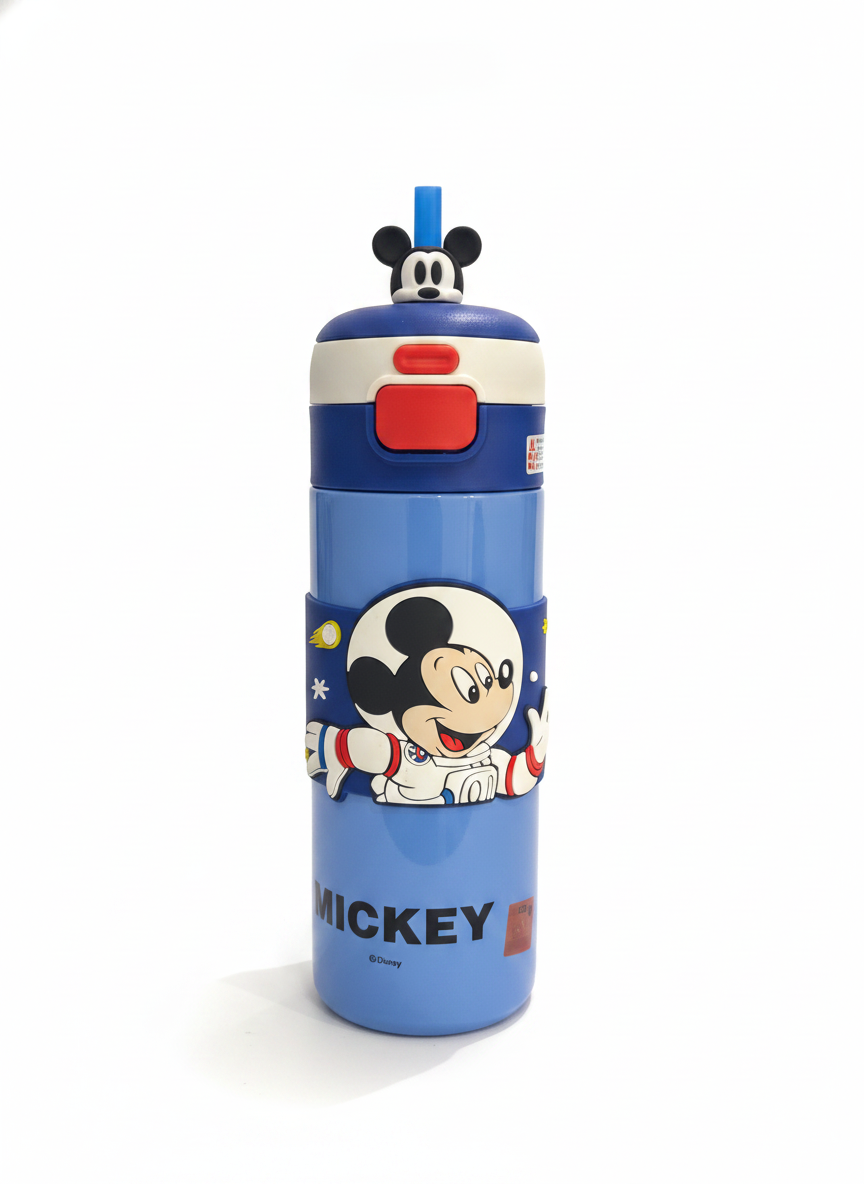 Mickey Mouse Astronaut Pop-Up Water Bottle