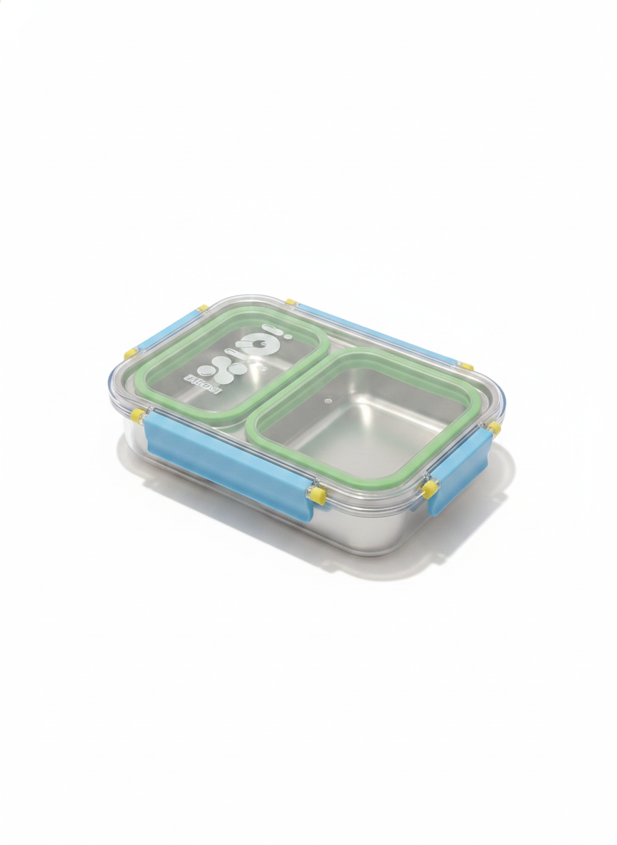 AKISON Stainless Steel Bento Lunch Box with Fork