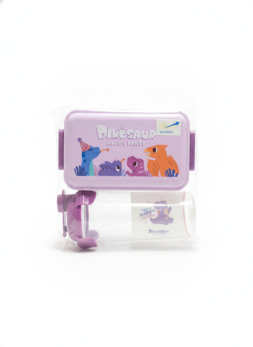 Dinosaur Happy Party Lunchbox & Fun Water Cup Set