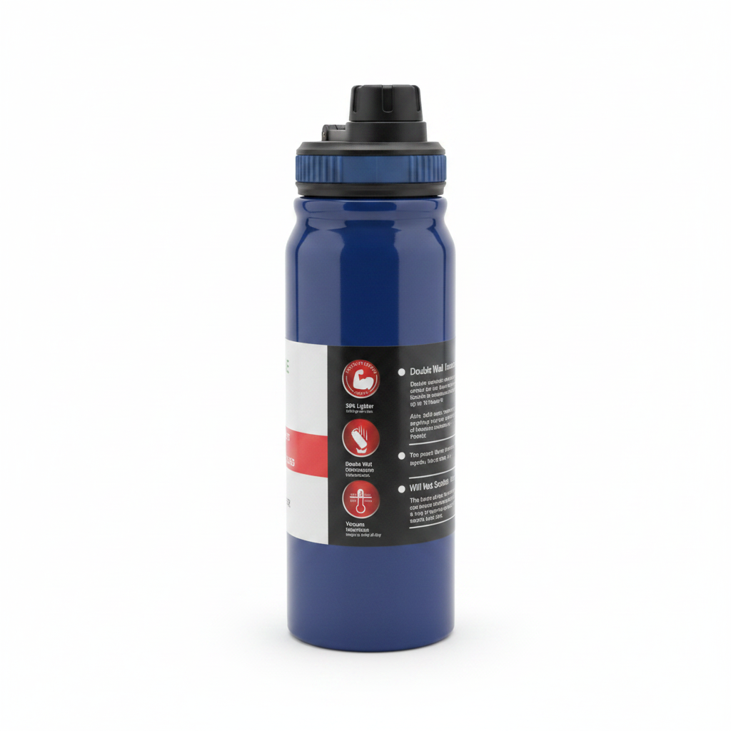 Stainless Steel Double Wall Vacuum Insulated Sport Bottle
